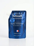 Sachet bleu de baume nuage hydratant post-épilation laser, 100 mL, fabriqué en France